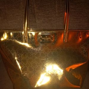 Pre-owned Kate Spade Metallic Handbag